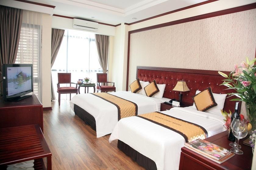 Huyen Chau Hotel Hanoi Bagian luar foto