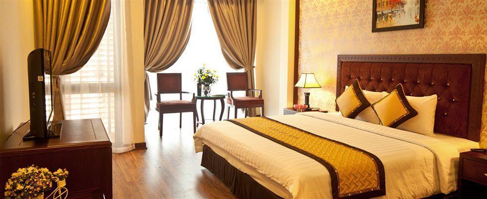 Huyen Chau Hotel Hanoi Bagian luar foto