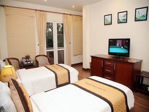 Huyen Chau Hotel Hanoi Bagian luar foto