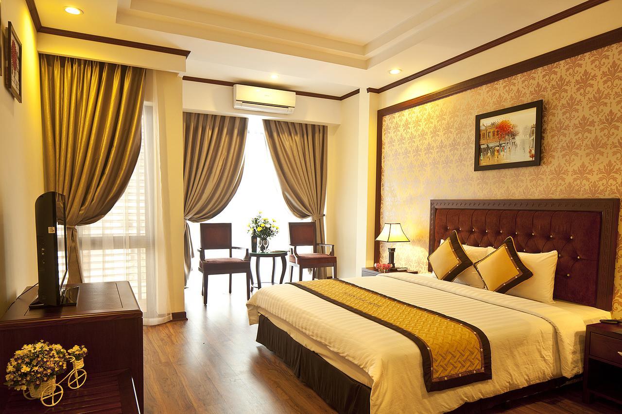 Huyen Chau Hotel Hanoi Bagian luar foto